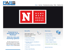 Tablet Screenshot of newsweekreprints.com